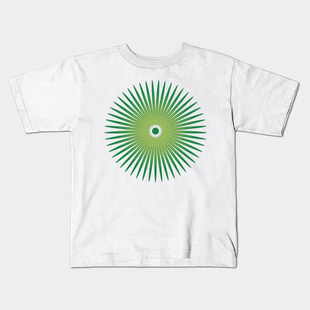 green Kids T-Shirt by desingmari